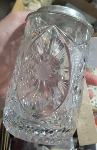 пивная кружка стеклянная, с узорами, Германия, коллекционный винтаж