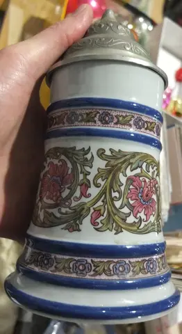 винтажная  керамическая пивная кружка , Германия коллекционная ,