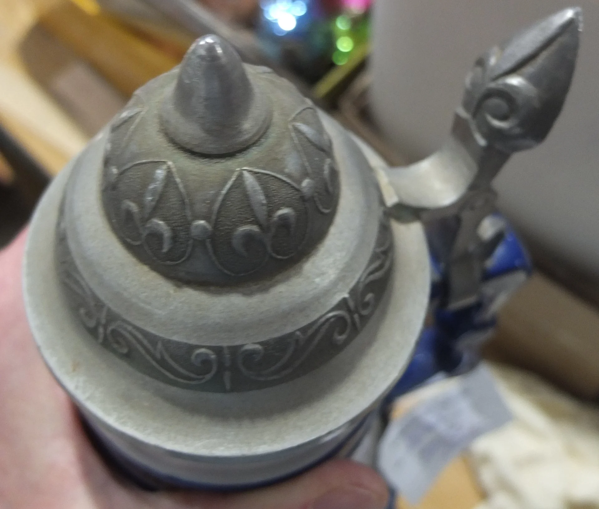 винтажная керамическая пивная кружка , Германия коллекционная , - миниатюра 5