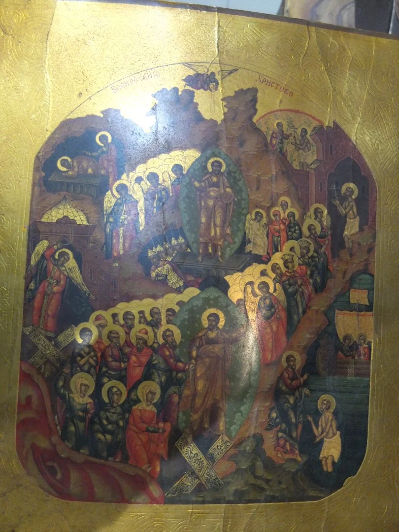 икона Воскресение Христово с праздниками, большая - миниатюра 3
