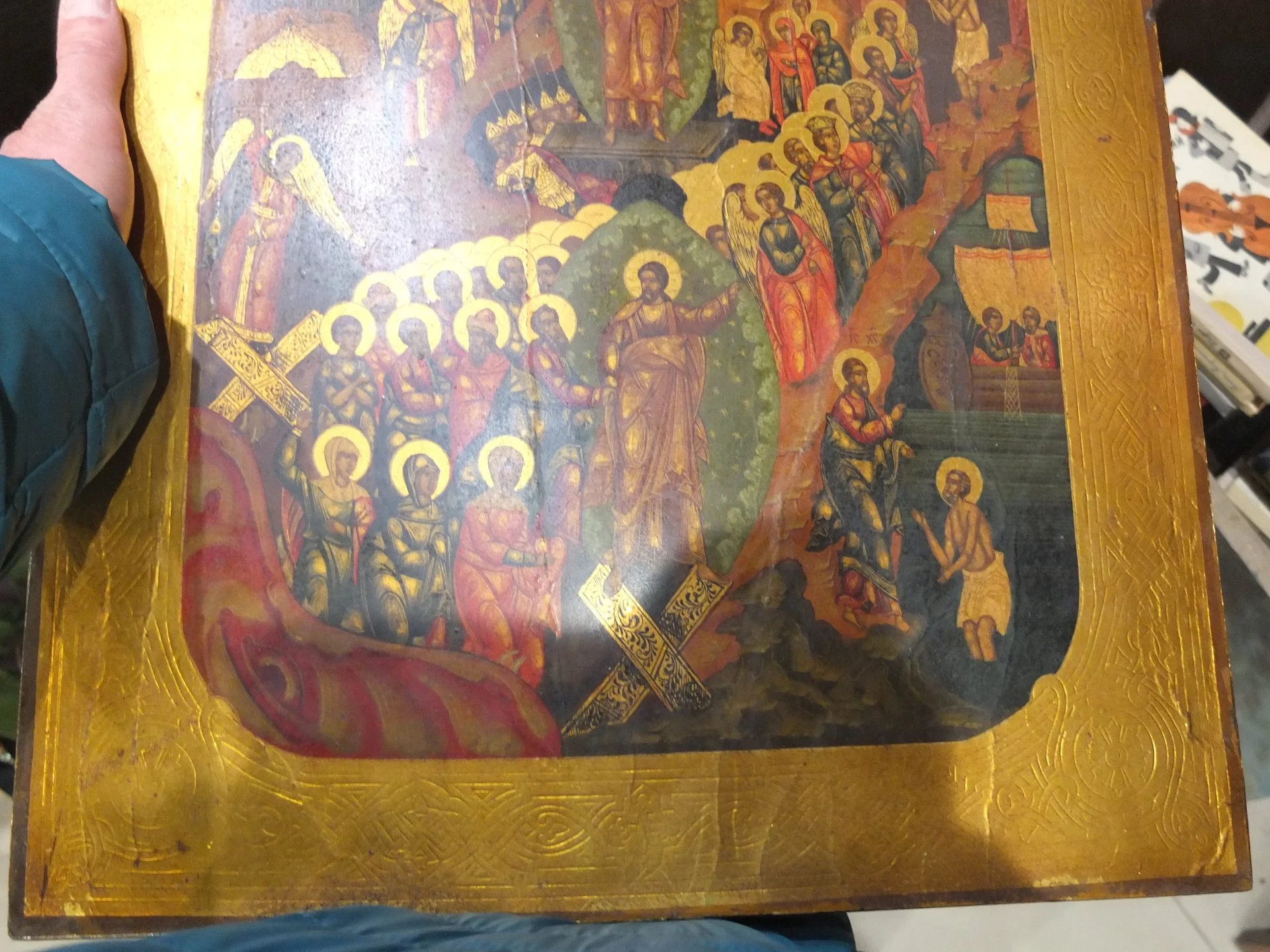 икона Воскресение Христово с праздниками, большая - миниатюра 8