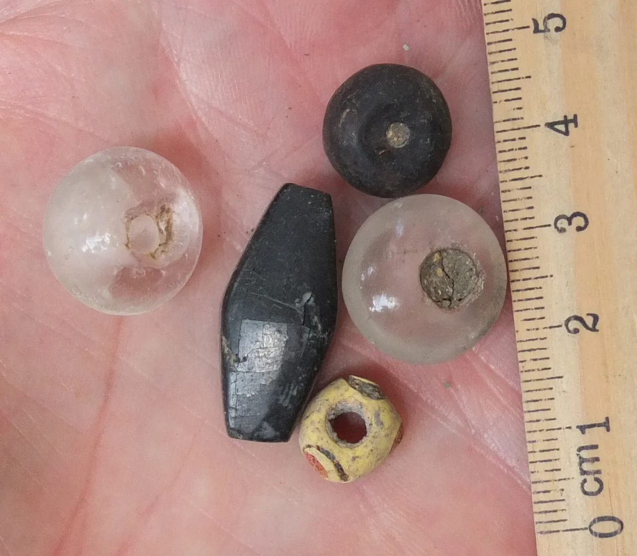бусины коллекционные 5 шт , винтажные, редкие - изображение 1