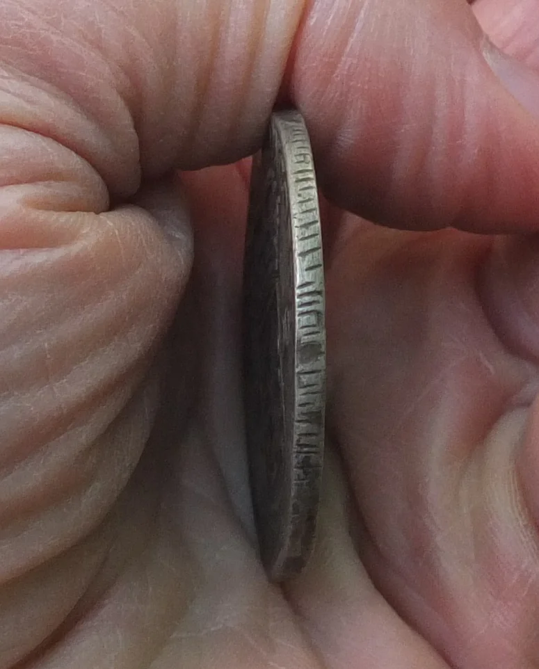 серебряная монета талер 1790 года, редкая - миниатюра 4