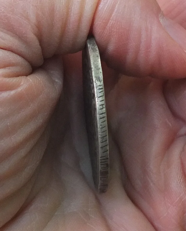 серебряная монета талер 1790 года, редкая - миниатюра 5