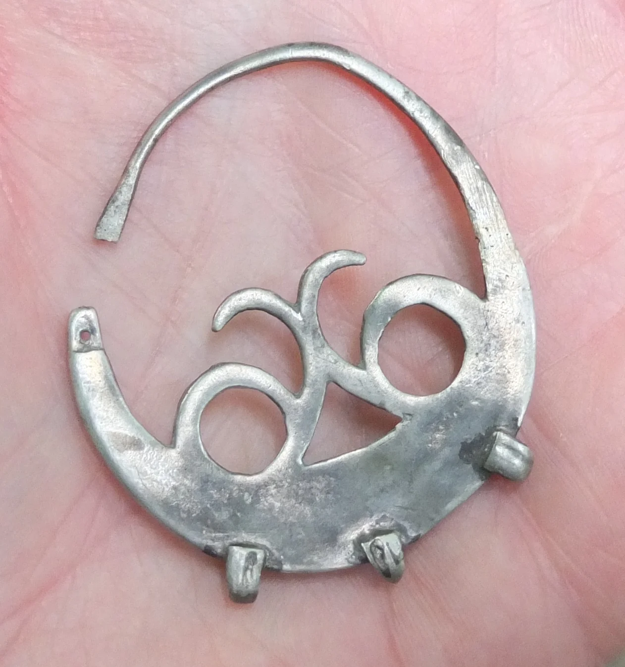 серебряная подвеска старинная, царская Россия - миниатюра 2