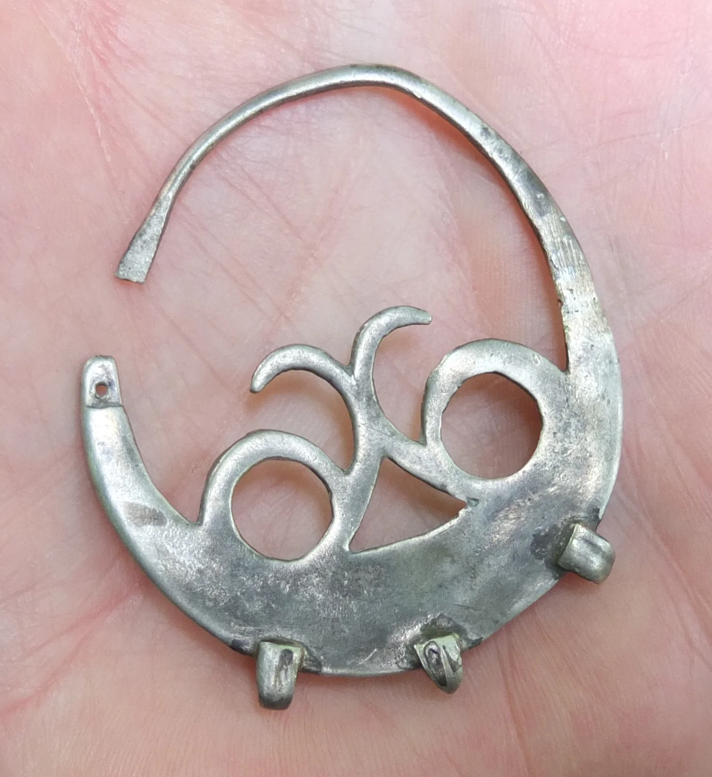 серебряная подвеска старинная, царская Россия - миниатюра 4