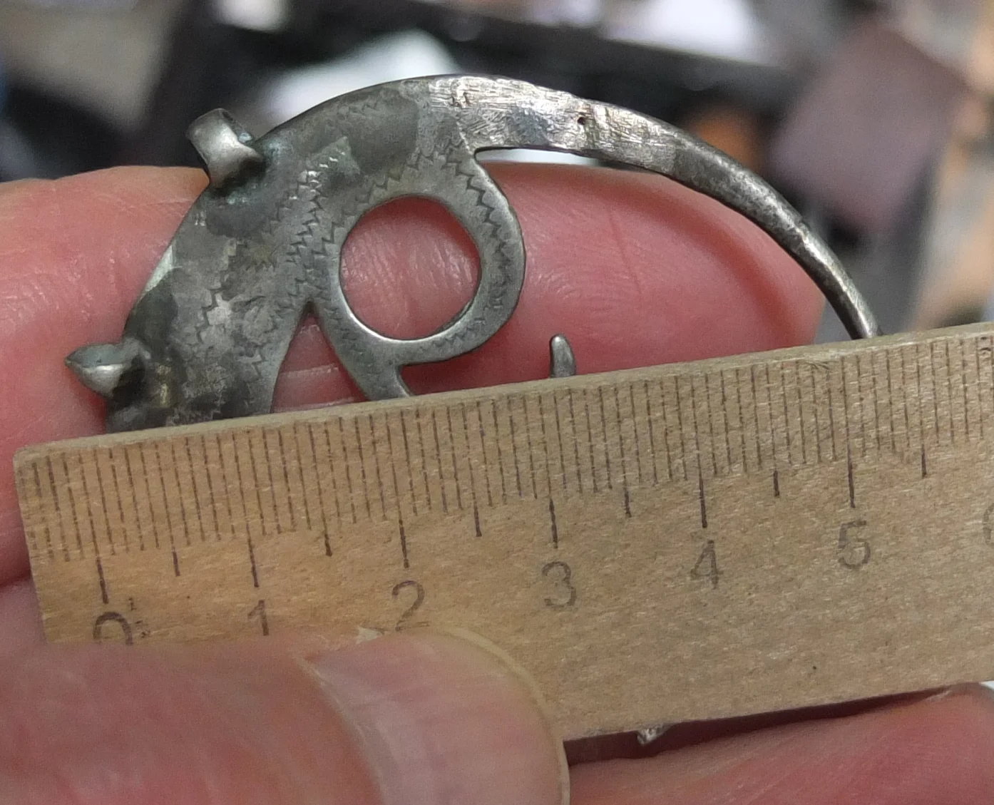 серебряная подвеска старинная, царская Россия - миниатюра 6