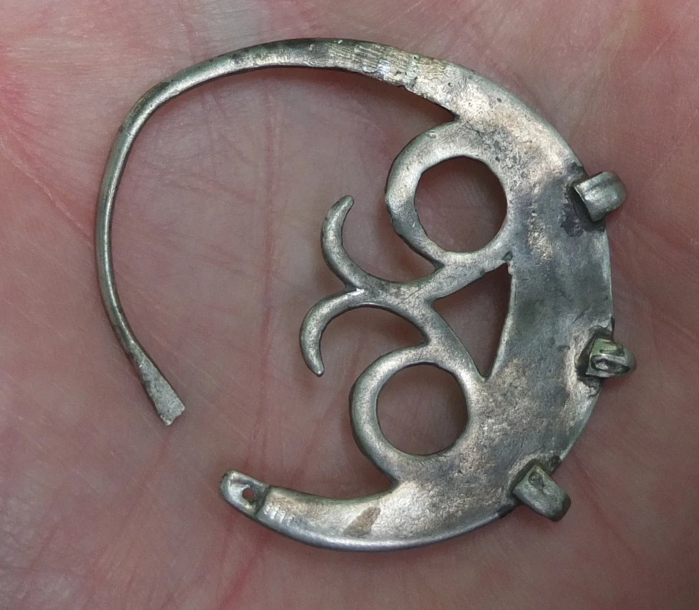 серебряная подвеска старинная, царская Россия - миниатюра 7