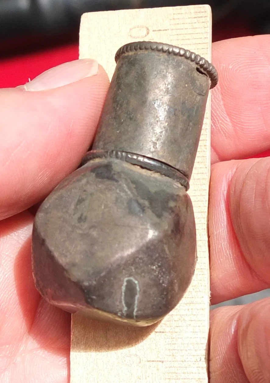 серебряный пузырёк коллекционный, старинный - миниатюра 8