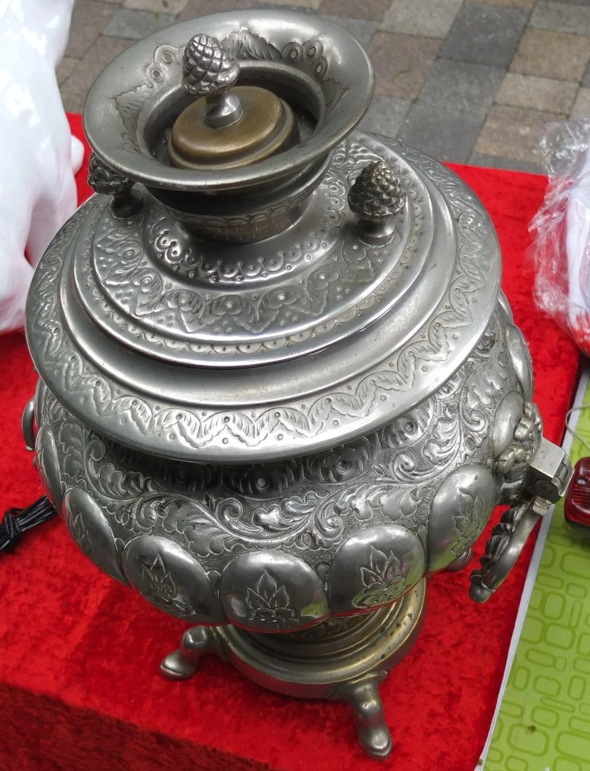 самовар репа дольчатая, на 7 литров , старый, коллекционный - миниатюра 9