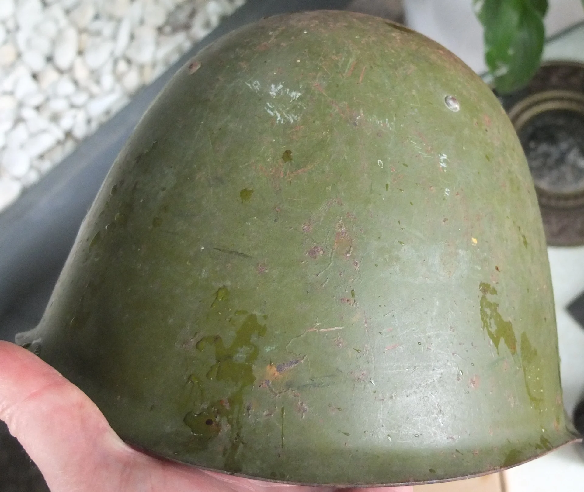 каска довоенная , шестиклёпка, довоенный СССР - миниатюра 3