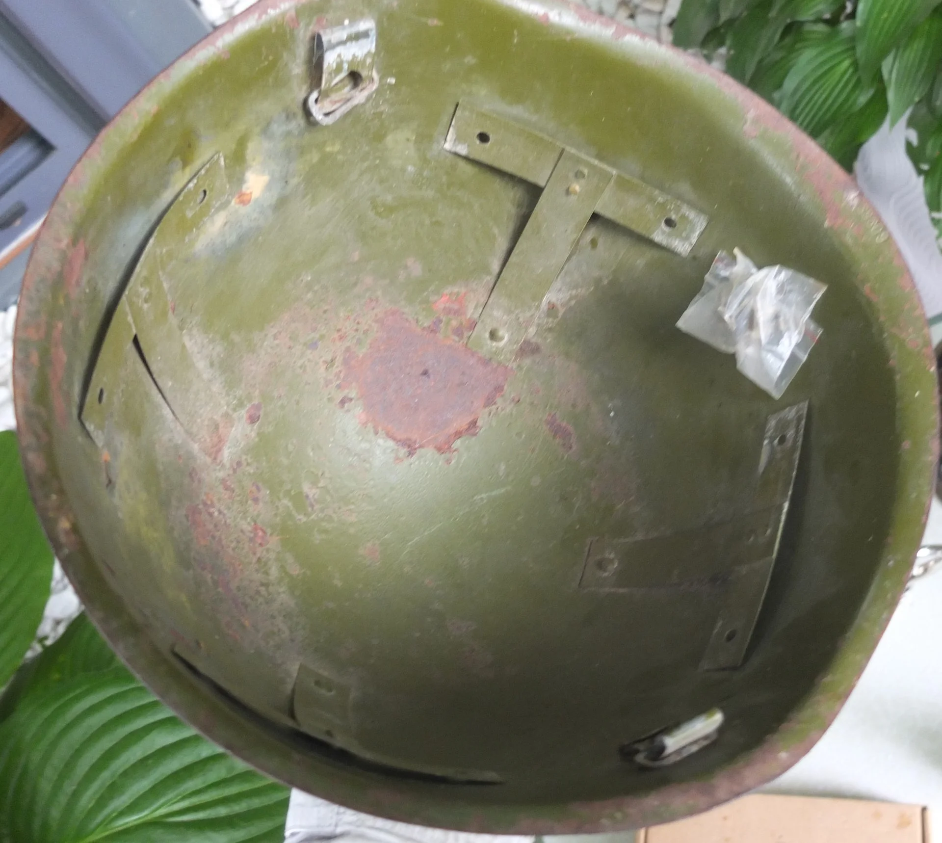 каска довоенная , шестиклёпка, довоенный СССР - миниатюра 5