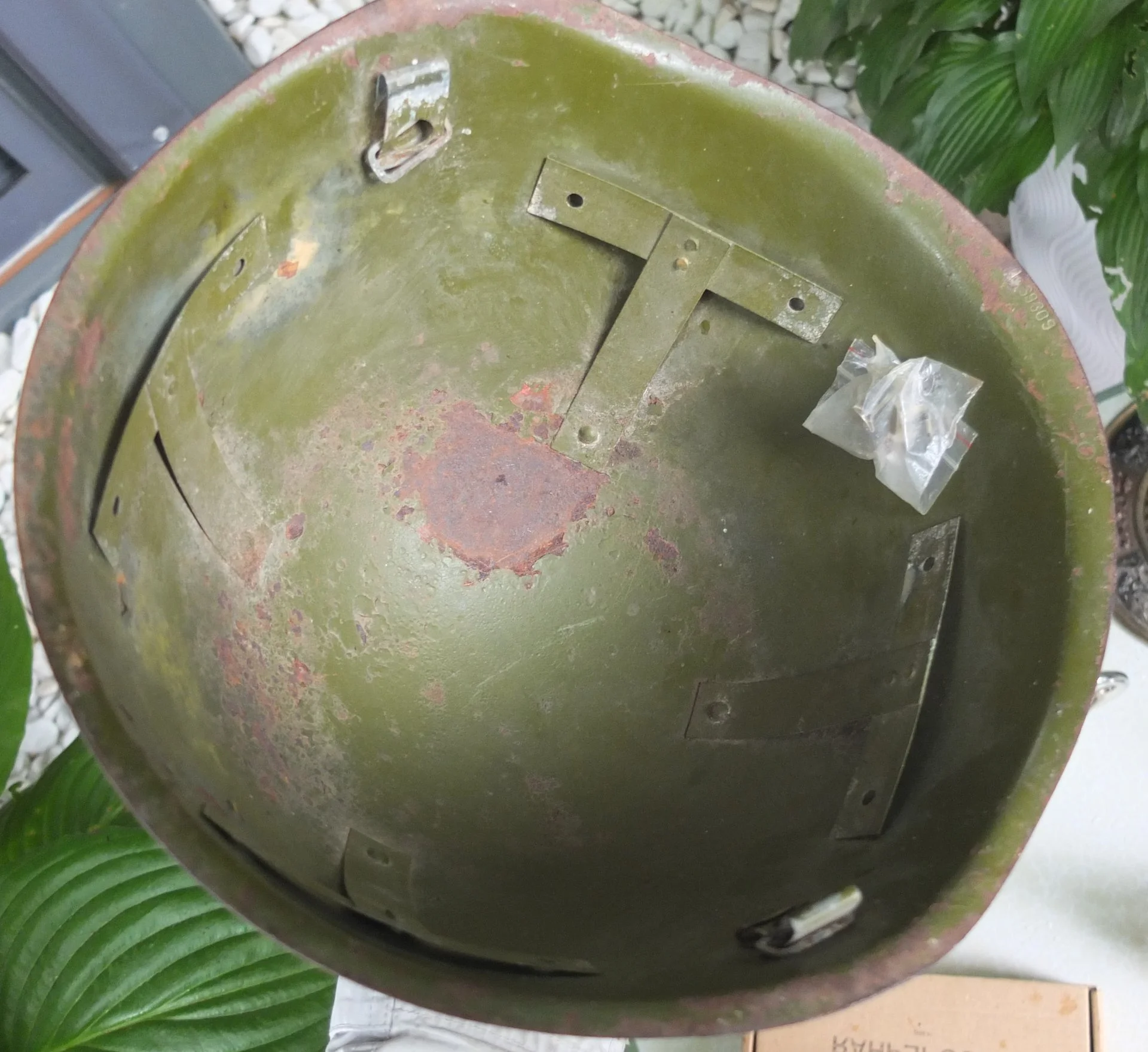 каска довоенная , шестиклёпка, довоенный СССР - миниатюра 6