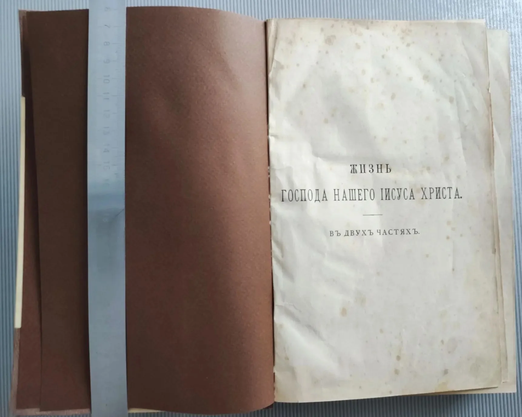 книга Жизнь Иисуса Христа в двух частях, Фаррар, 4-ое издание, 1890 год, Петербург - миниатюра 11