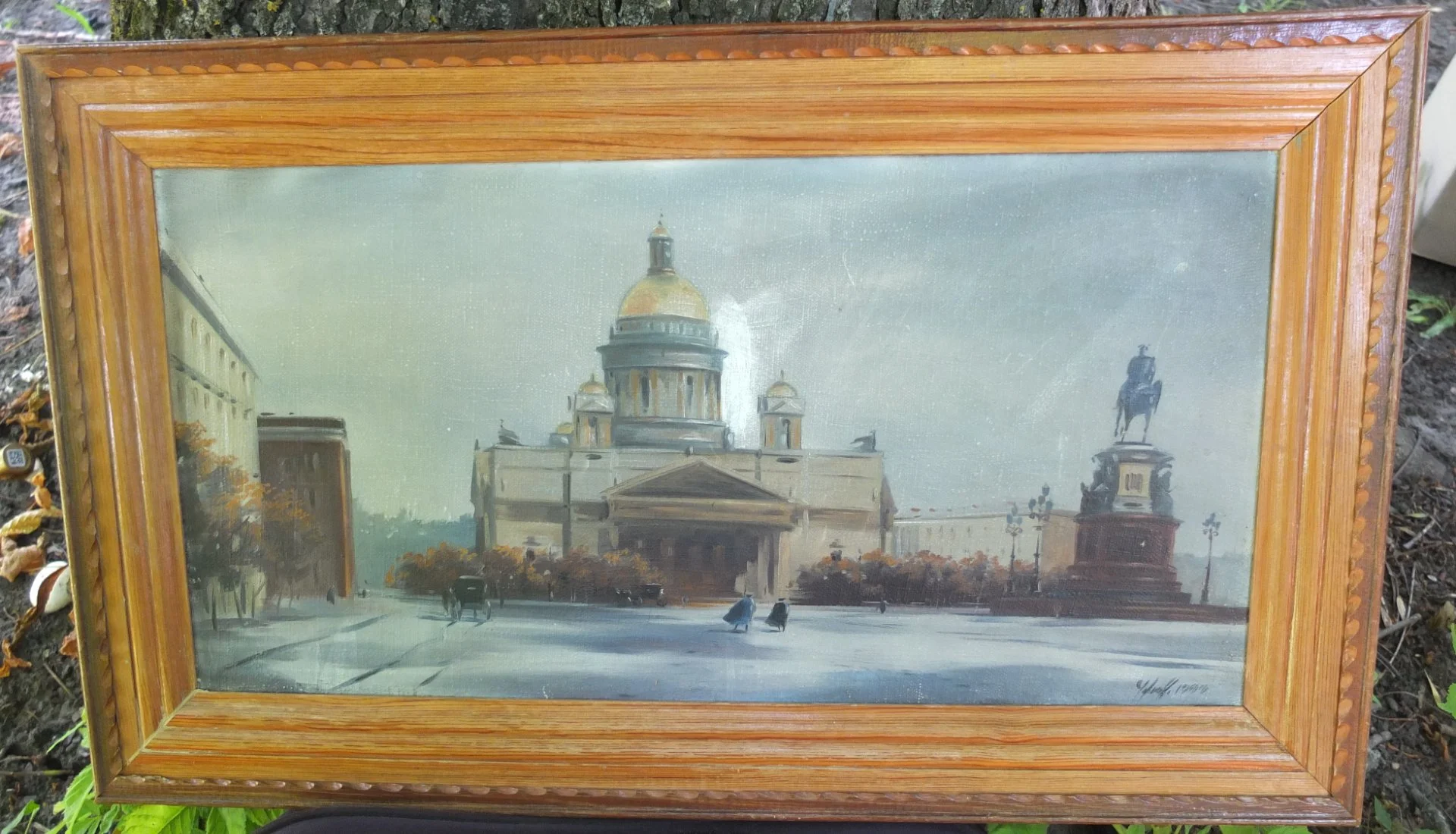 картина Казанский собор, холст , масло, авторская, 1999 год - миниатюра 2