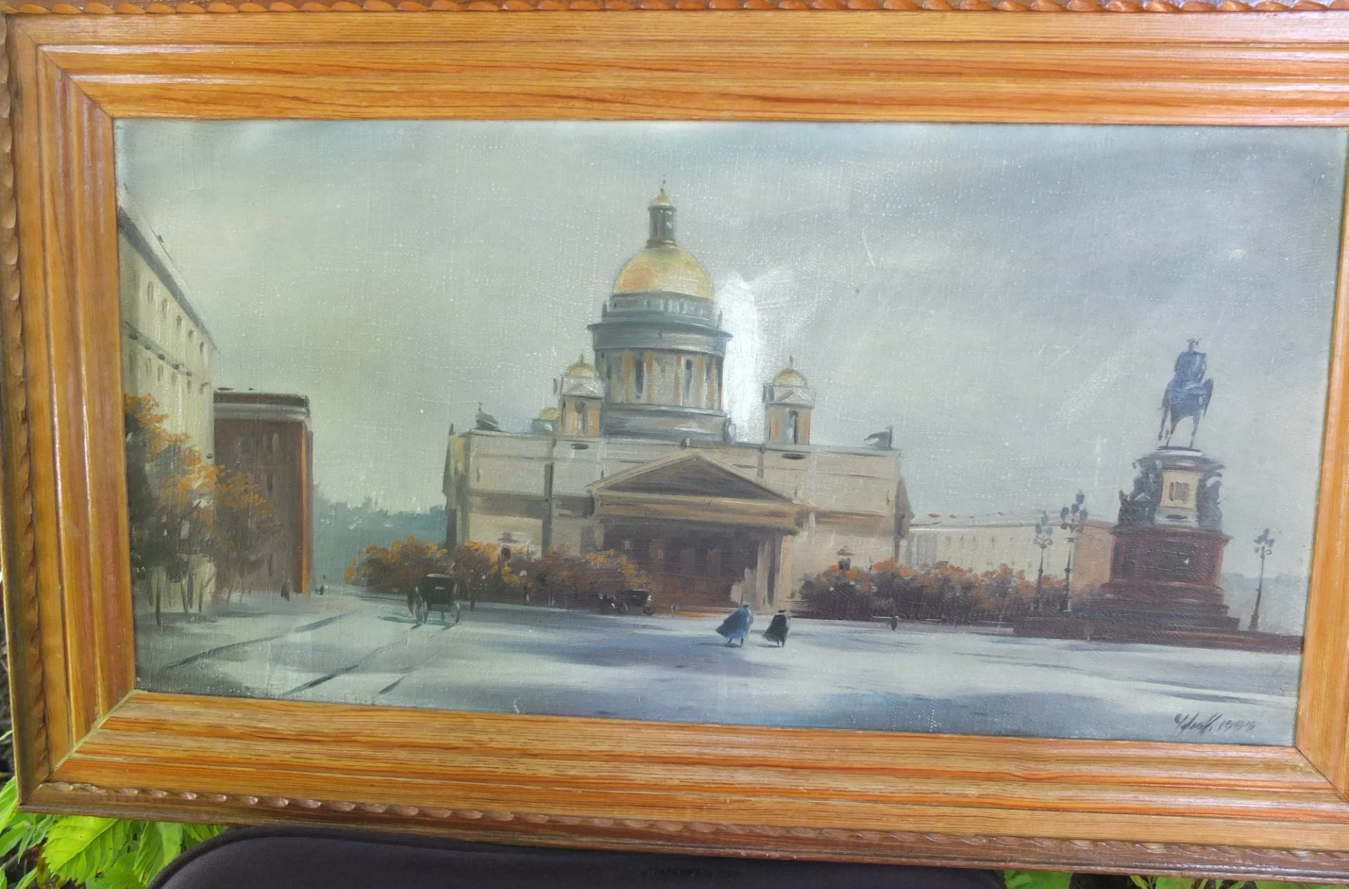 картина Казанский собор, холст , масло, авторская, 1999 год - миниатюра 5