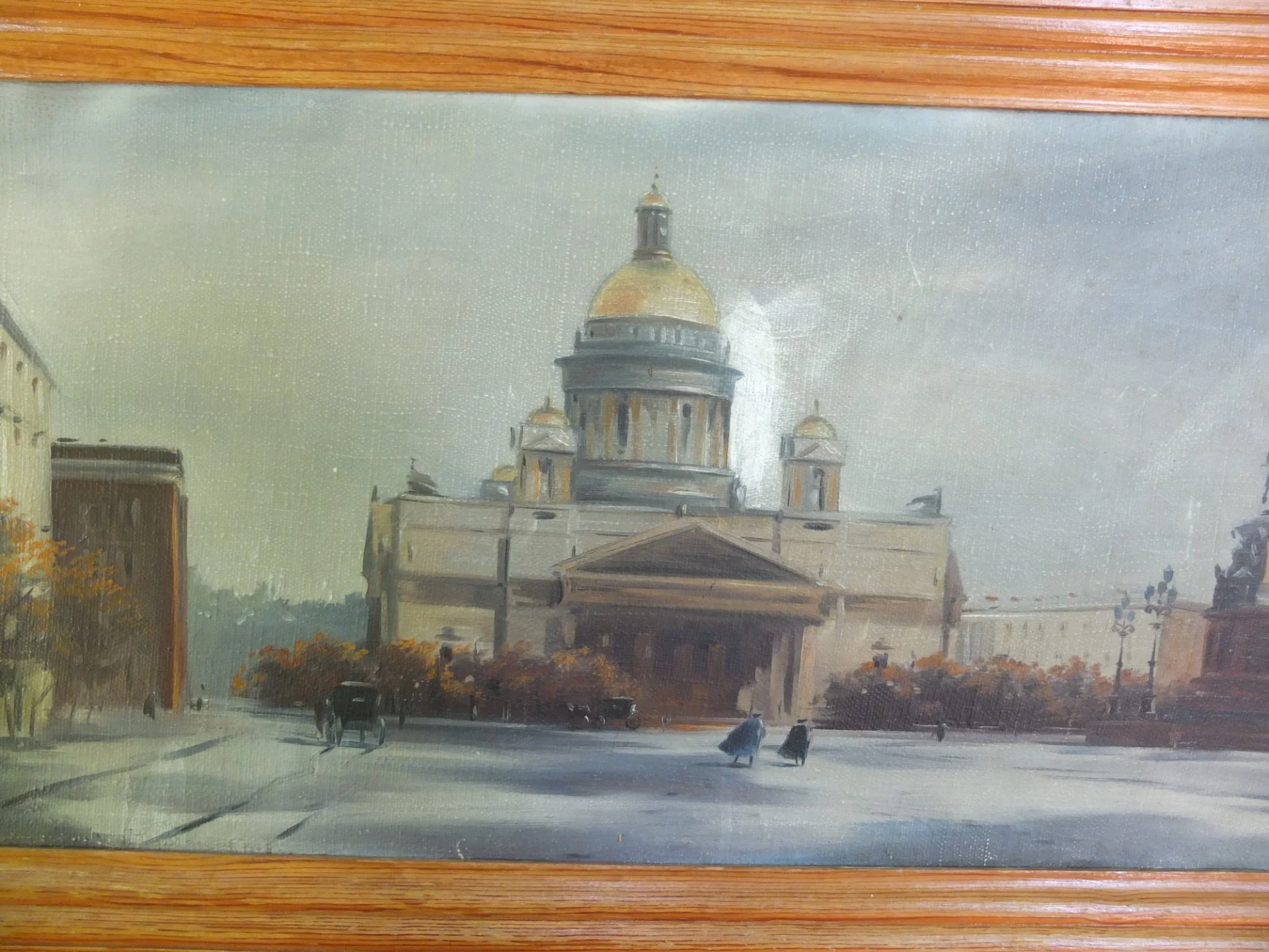картина Казанский собор, холст , масло, авторская, 1999 год - миниатюра 8
