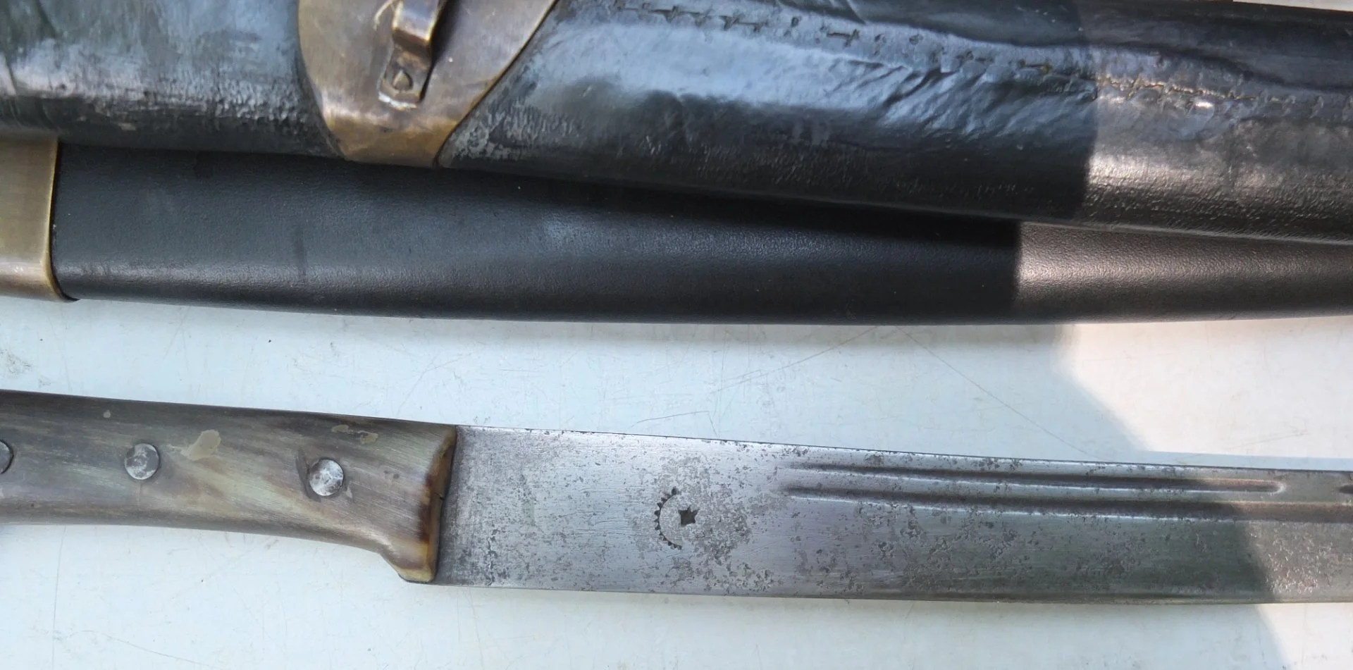 сабля восточная, старинная, коллекционная, 19 век - миниатюра 3