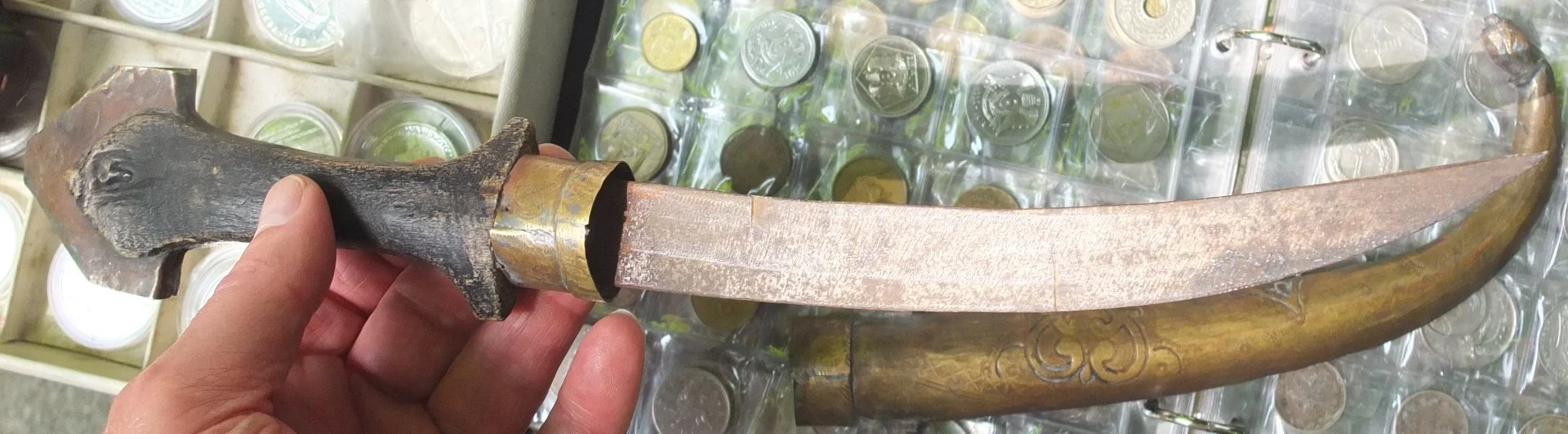 кинжал куммия,Марокко,18 век - миниатюра 2