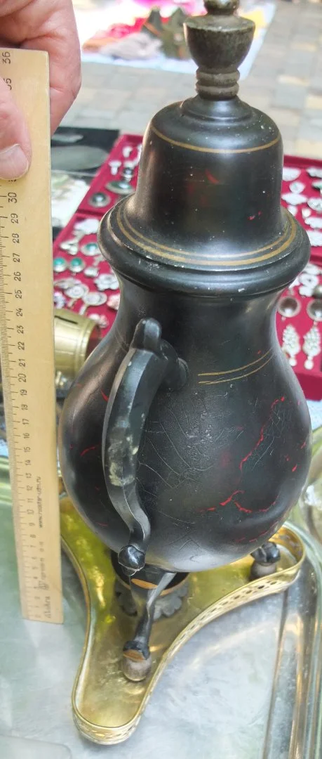 бульотка оловянная , Олово,  Голландия, начало 20го века - миниатюра 3