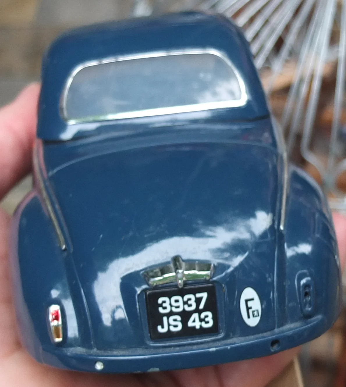 модель автомобиля Peugeot, железо, масштаб 1:18, 1954 год - миниатюра 6