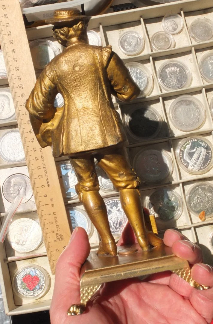 шпиатровая статуэтка Маленький Принц, шпиатр, 19 век - миниатюра 2