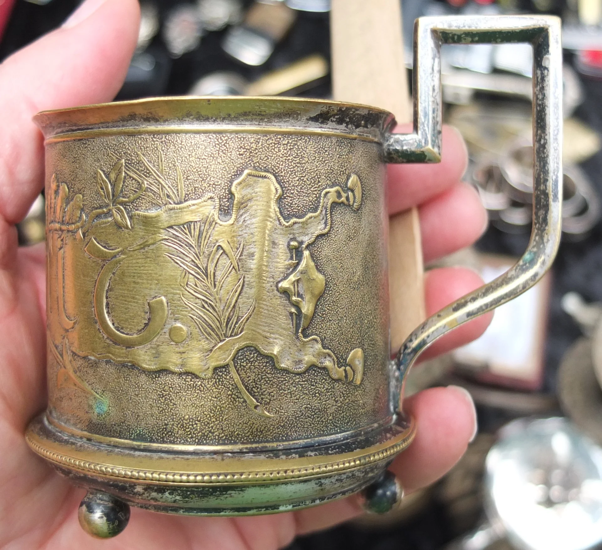 царский подстаканник Польша , фраже, царская Россия - миниатюра 6