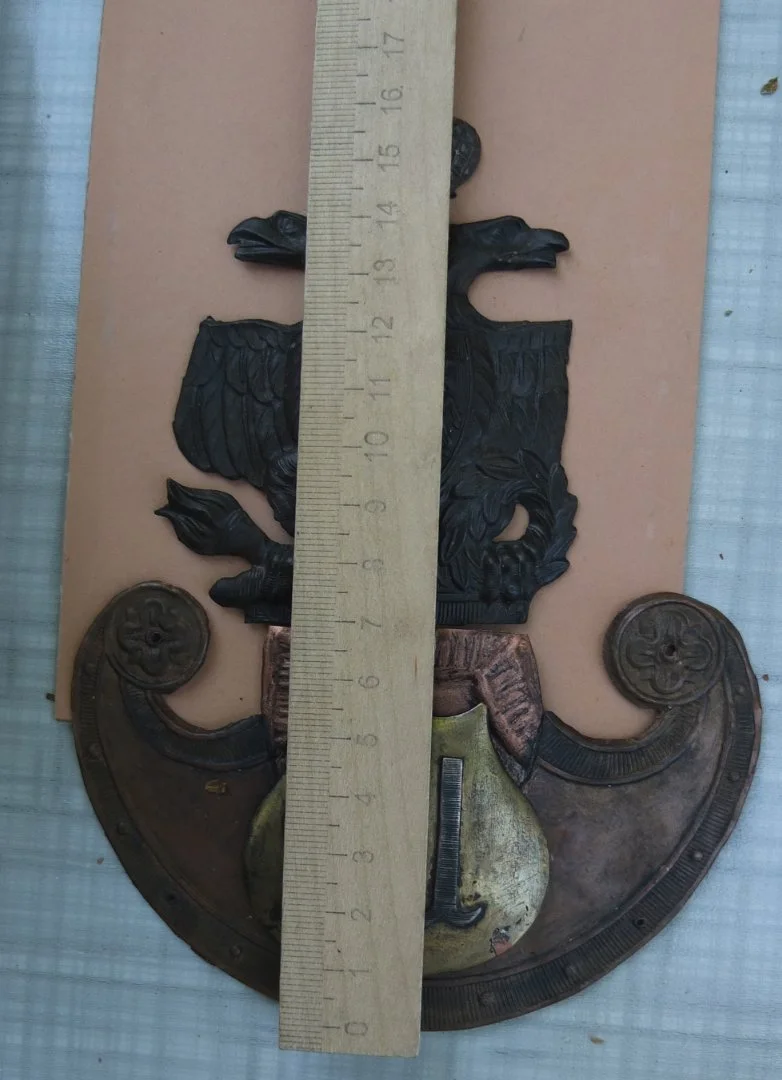 Киверный орёл, бронза, редкий, 1830е гг - миниатюра 10