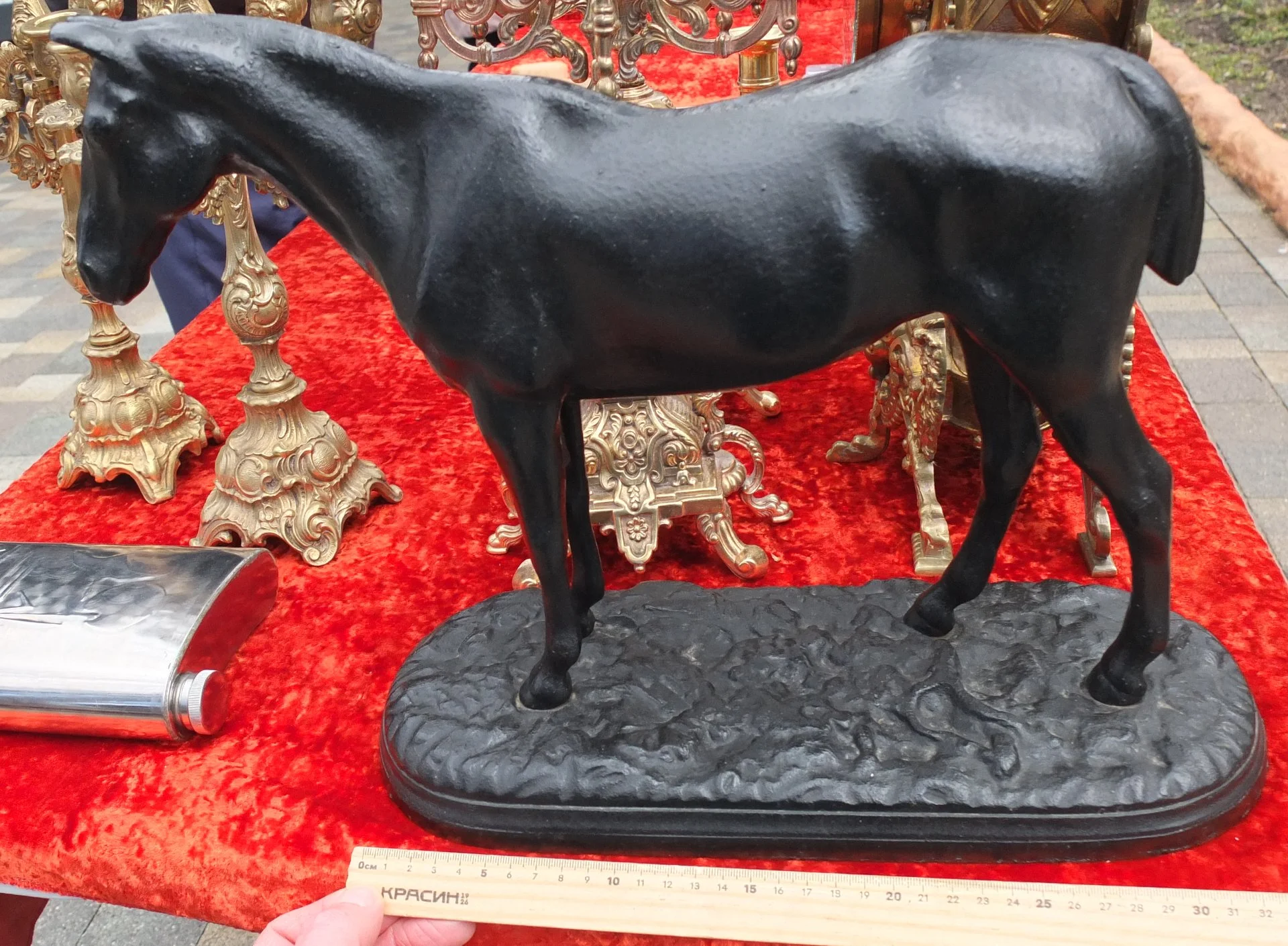 чугунная статуэтка Лошадь, Куса, 1977 год - миниатюра 10