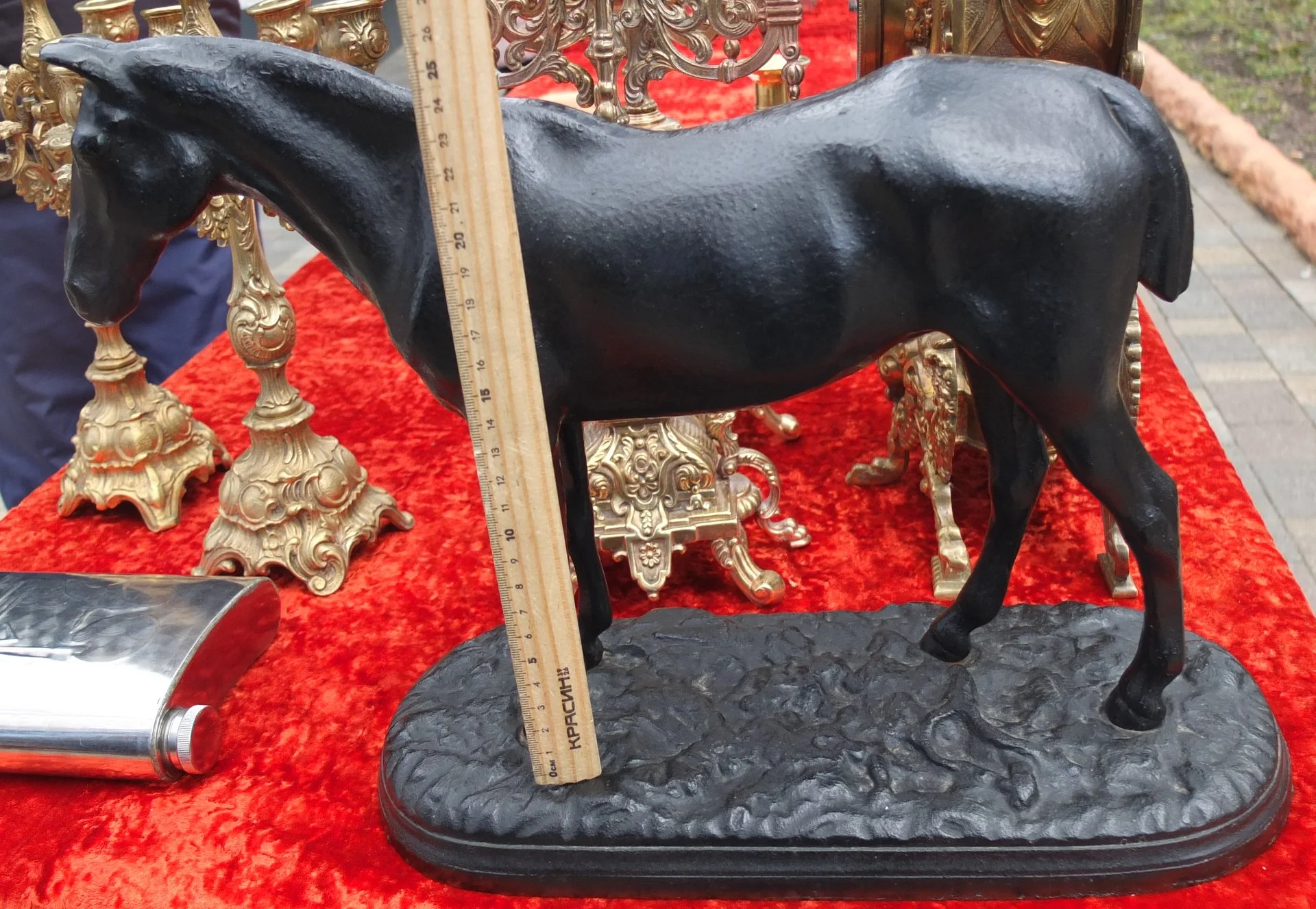 чугунная статуэтка Лошадь, Куса, 1977 год - миниатюра 11