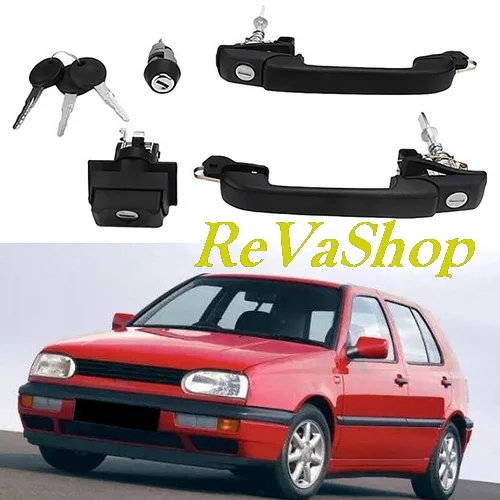 Комплект ручек замков личинок Golf 3 Mk3 1991-1997 - миниатюра 10