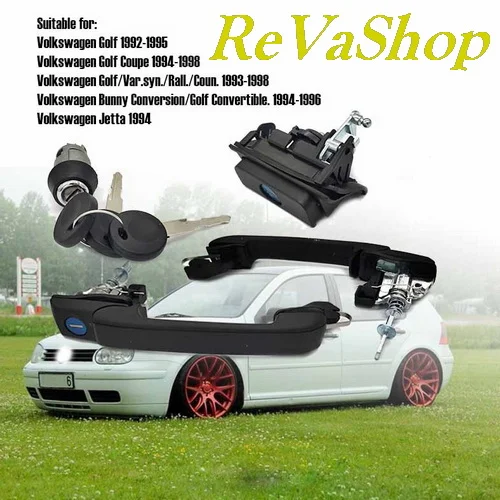 Комплект ручек замков личинок Golf 3 Mk3 1991-1997 - миниатюра 12