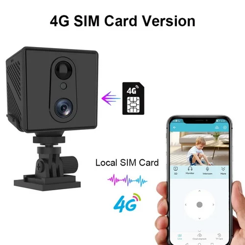 Мини-камера видеонаблюдения 4G 3000 мАч 3 Мп 1080P - миниатюра 5