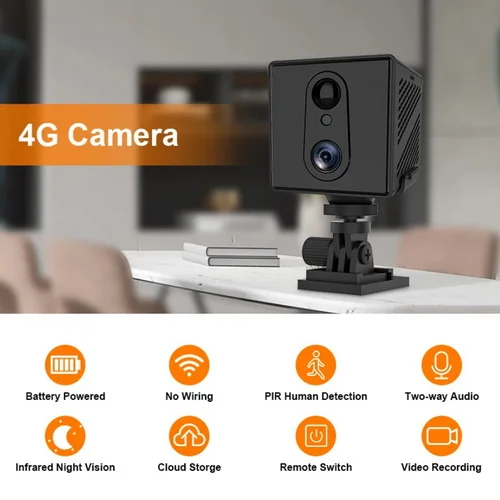 Мини-камера видеонаблюдения 4G 3000 мАч 3 Мп 1080P - миниатюра 7