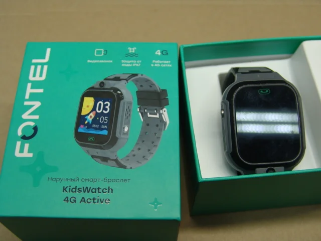 Детские часы FONTEL KidsWatch 4G Active, неисправные, на запчасти. - миниатюра 3