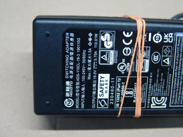 Блок питания монитора ADS-110CL-19-3 19V 5.79A 100.01W - миниатюра 5