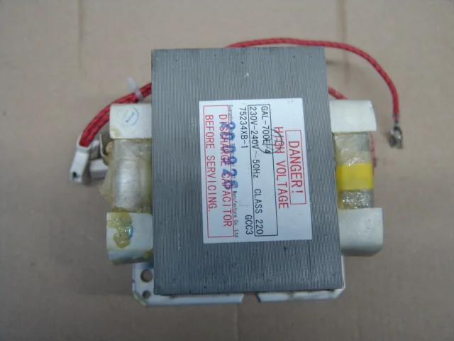 Трансформатор микроволновки GAL-700E-4 - миниатюра 2