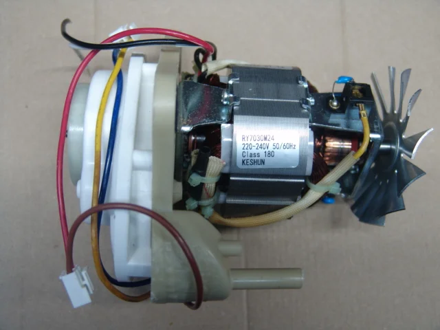 Мотор с редуктором в сборе кухонного комбайна RY7030M24 RFP-3909 - миниатюра 3