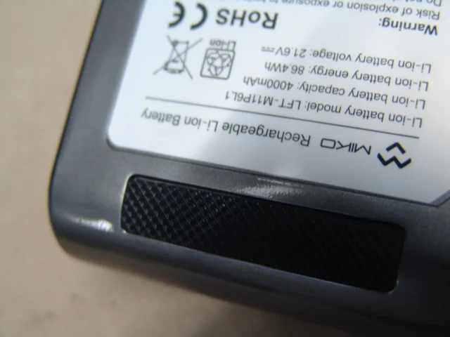Аккумулятор  пылесоса LFT-M11P6L1 4000mAh 21.6V MIKO V12 - миниатюра 5