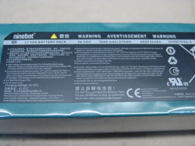 Аккумулятор самоката NEEF3608A 36V 7650mAh - изображение 1