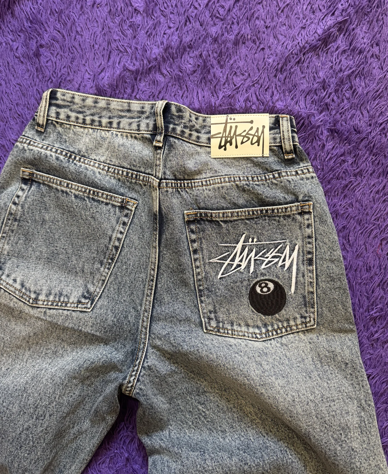 джинсы широкие stussy - миниатюра 2