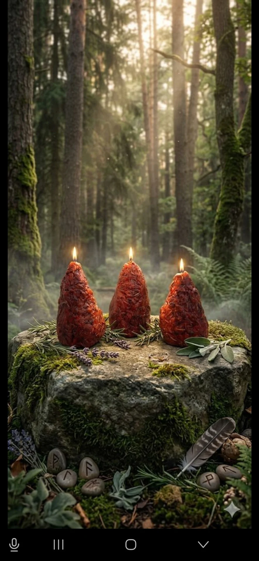 Ведьмины свечи на любовь