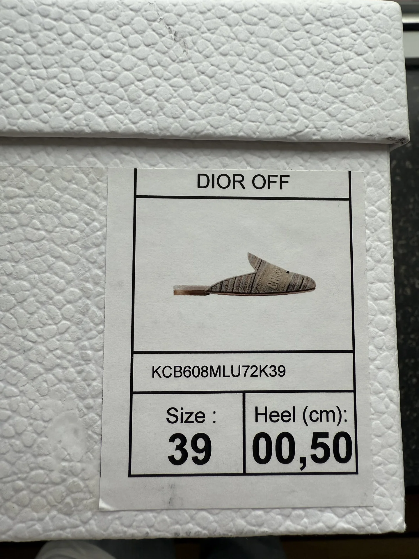 Dior мюли оригинал - миниатюра 7