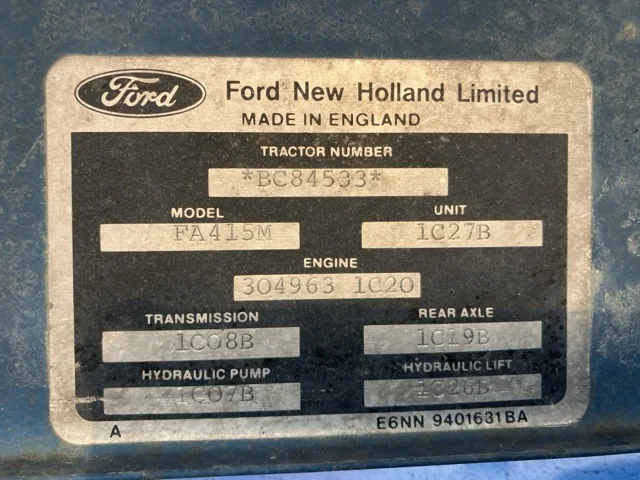 Трактор Ford 7610 кабина 4х4 - миниатюра 3