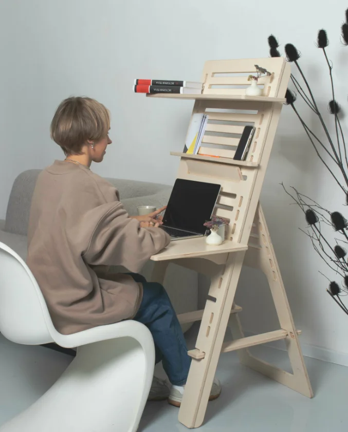 Стол для работы стоя с регулируемой высотой FocusDesk - миниатюра 9