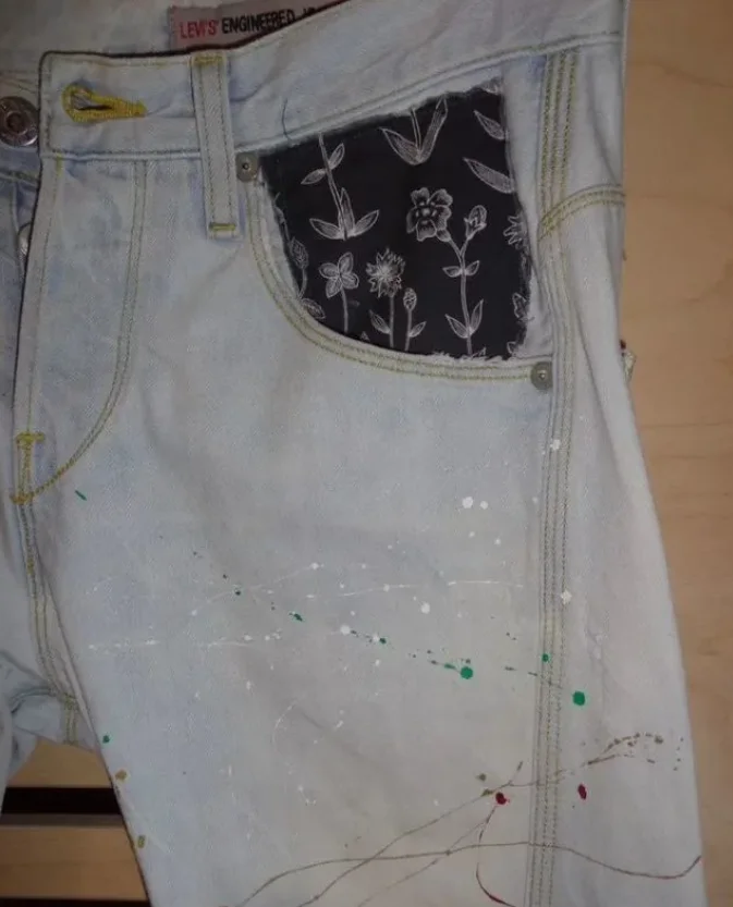 Джинсы мужские Levi’s Engineered Jeans (Кастом) - миниатюра 4