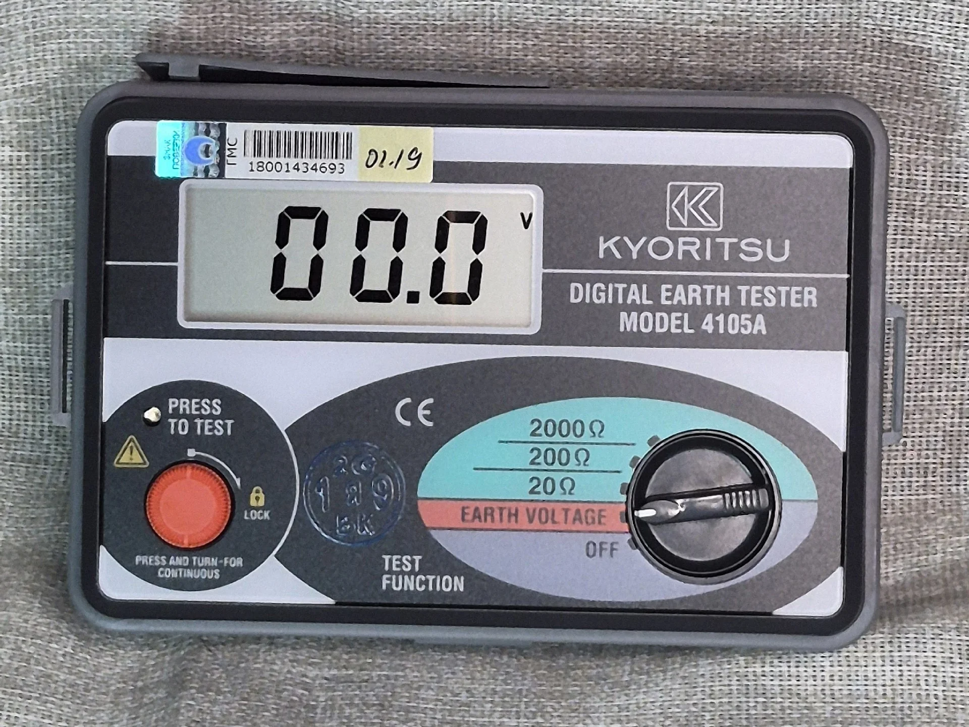 Измеритель сопротивления заземления Kyoritsu 4105A - миниатюра 2