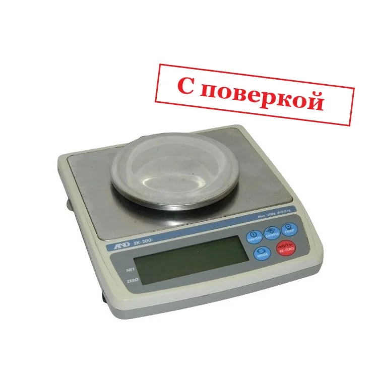 Весы AND EK-200i / 200 г, 0.01 г с поверкой - изображение 1