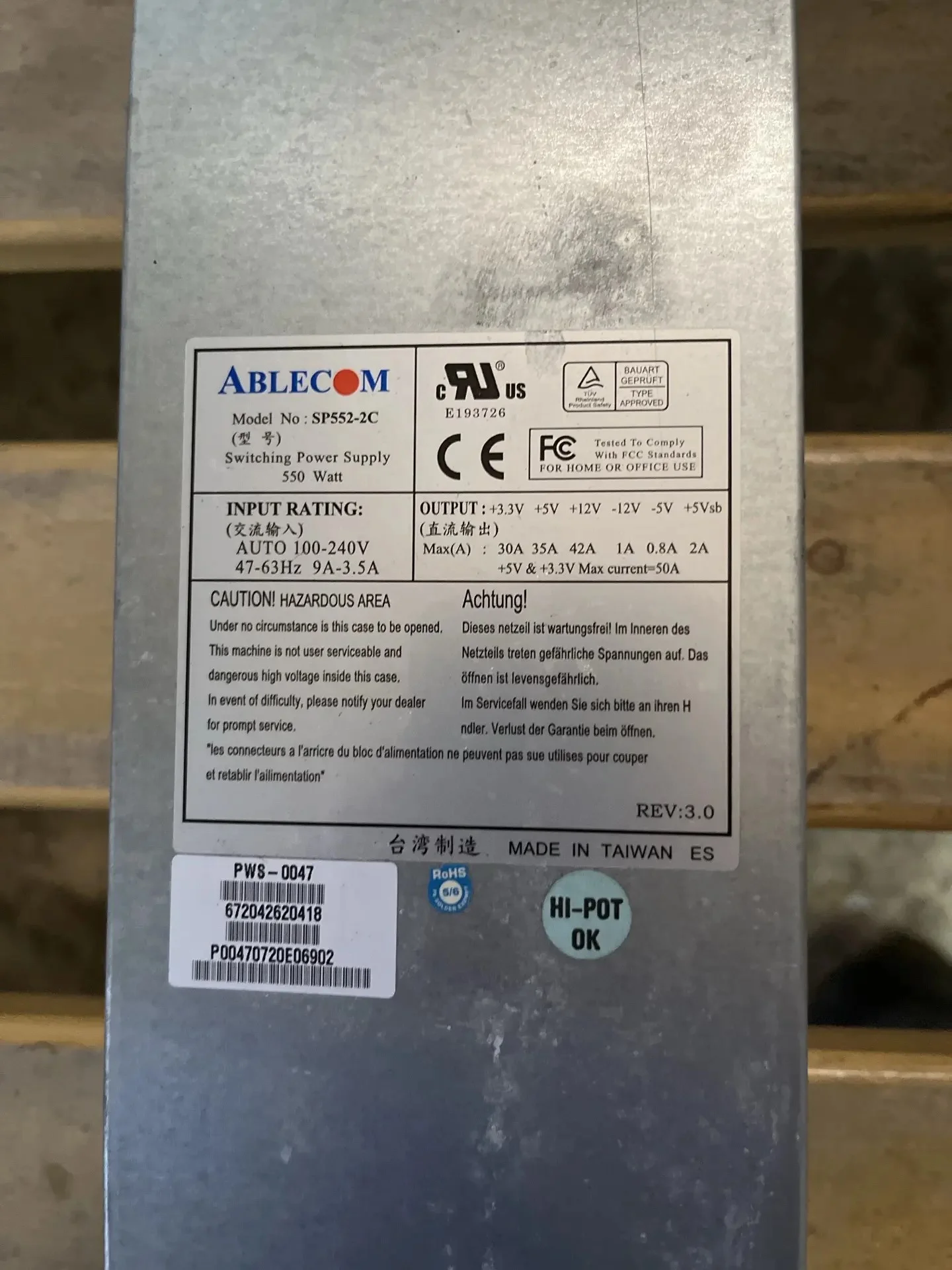 Серверные блоки питания 1U, 2U, NAS, игровой 800W - миниатюра 4