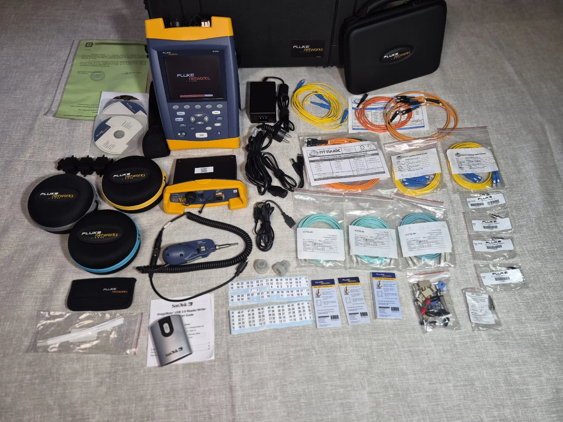 Оптический рефлектометр Fluke OF-500 SM/MM (комплект) - изображение 1